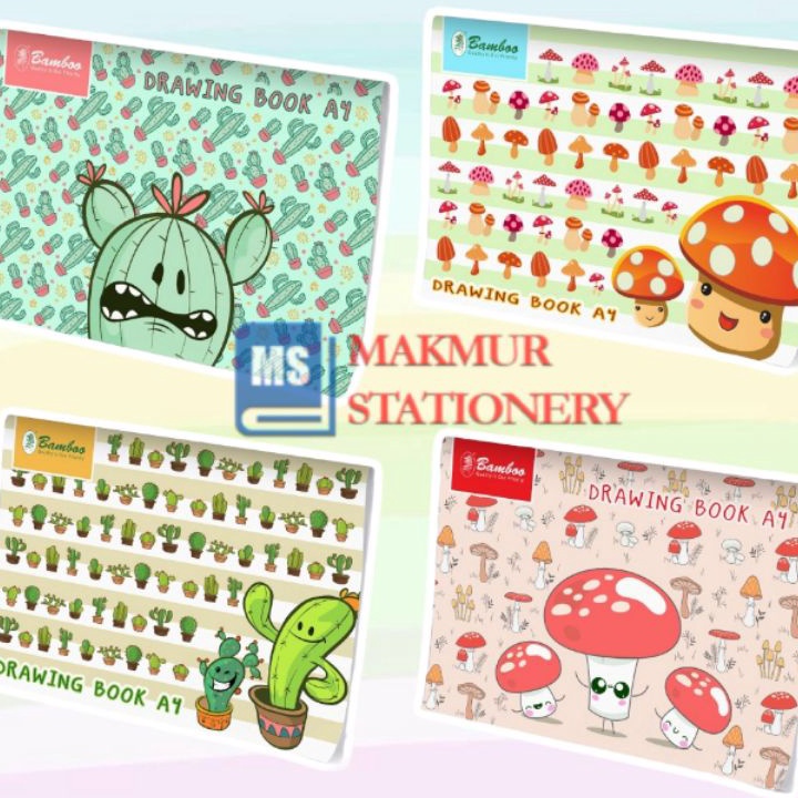 

MURAHMERIAH Buku Gambar A4 Bamboo Pak 1 pcs