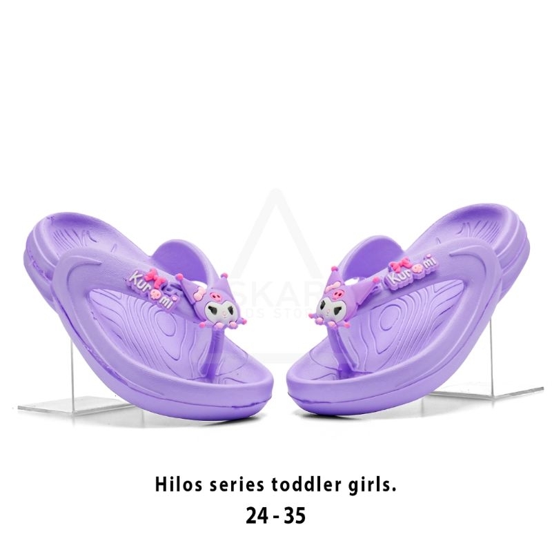 0017, sandal hilos, sandal hilos anak, sandal hilos anak. kuromi, sandal hilos anak. jepit kuromi, s