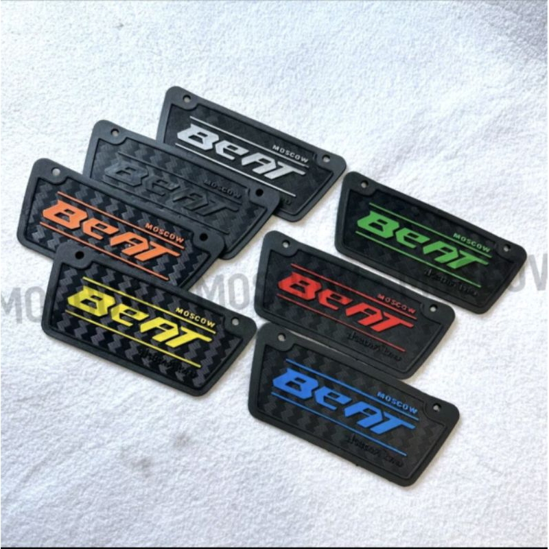 MUDFLAP HONDA BEAT FI KARET  KARBON PENAHAN LUMPUR BEAT FI BEAT LAMA TULISAN THAILAND