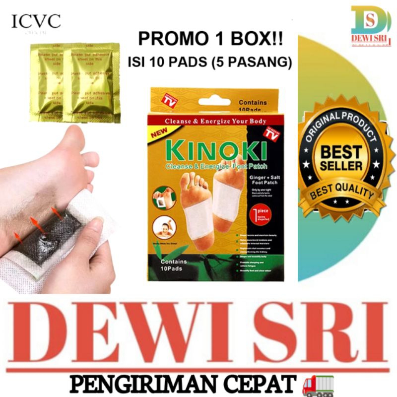 Koyo KINOKI Gold Original Detox Penyerap Racun Tubuh 1Box.