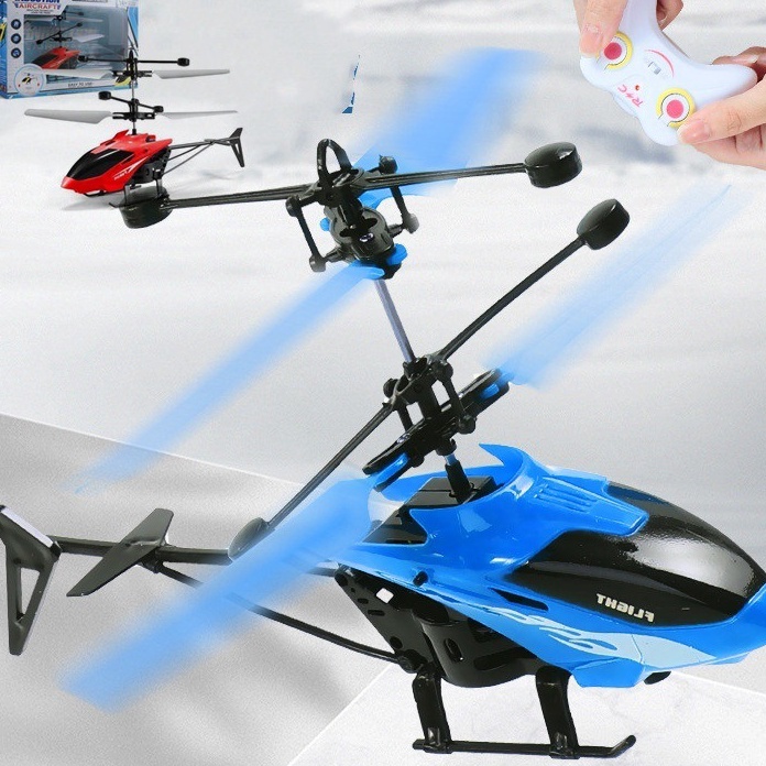 PROMO BESAR Mainan Anak RC Helikopter Terbang Sensor Tangan Remote Control