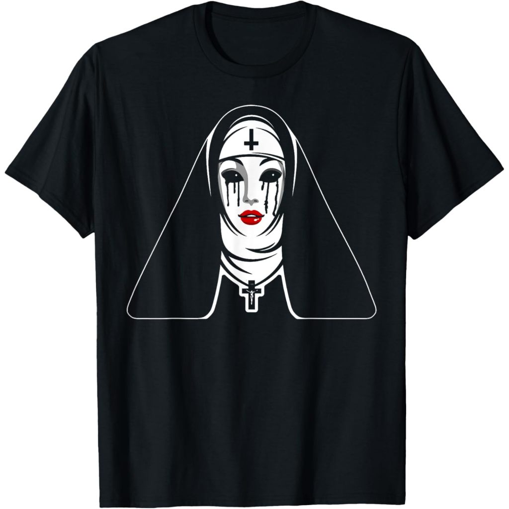 Baju kaos Evil Weeping Nun T-Shirt