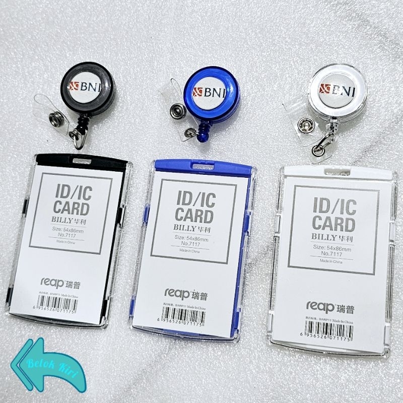 

Tempat Kartu Id Card Akrilik Reap + Yoyo Logo BNI
