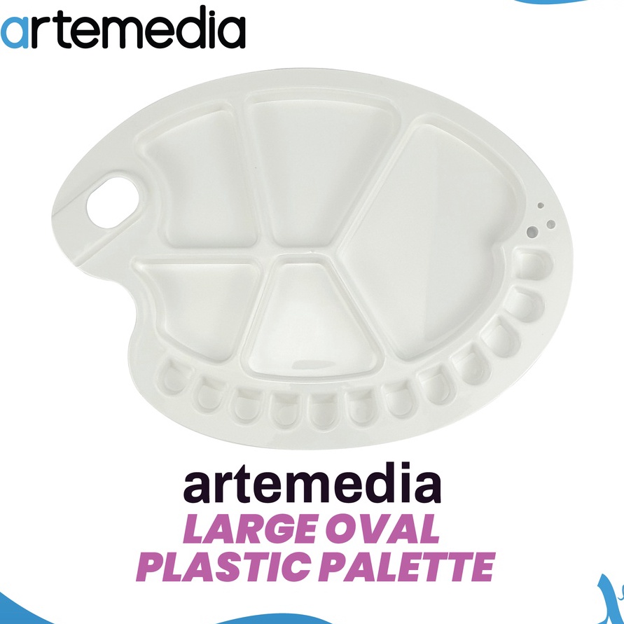 

TERLARISSS Artemedia Oval Plastic Palette