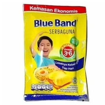 

Blue band margarine, berat 50 gram