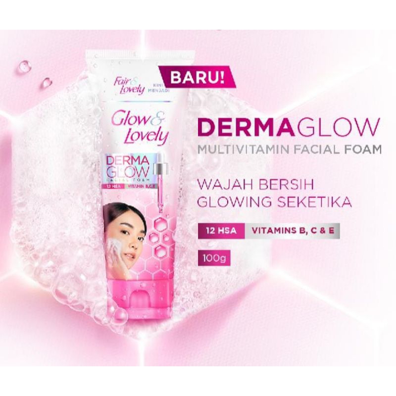 PENCUCI MUKA/SABUN PENCUCI MUKA/PACIAL FOAM FAIR & LOVELY/GLOW &LOVEVY 100 gr