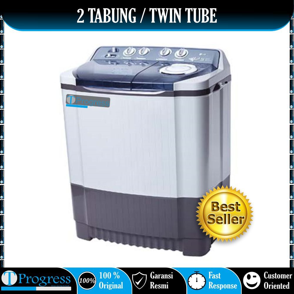 MESIN CUCI 2 TABUNG LG P9050 / P9050R 9KG