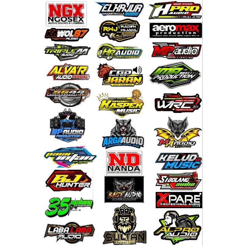 

STIKER SOUND | STIKER PACK | STIKER 1 LEMBAR | STIKER HOLOGRAM | STIKER ANTI AIR | STIKER VYNIL