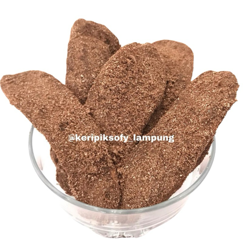 

keripik pisang rasa coklat