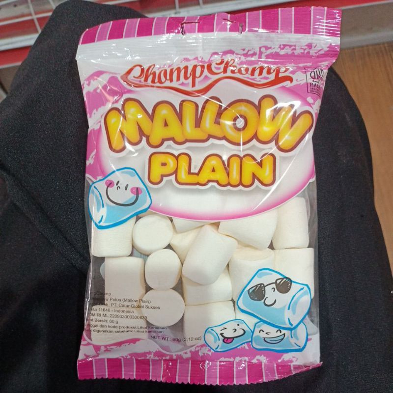 

Mallow Plain Chomp Chomp 60gram / Marshmallow Plain