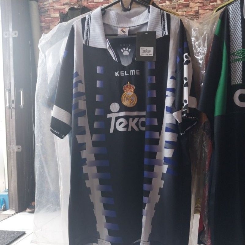 JERSEY RETRO REAL MADRID THIRD 3 TAHUN 98/99