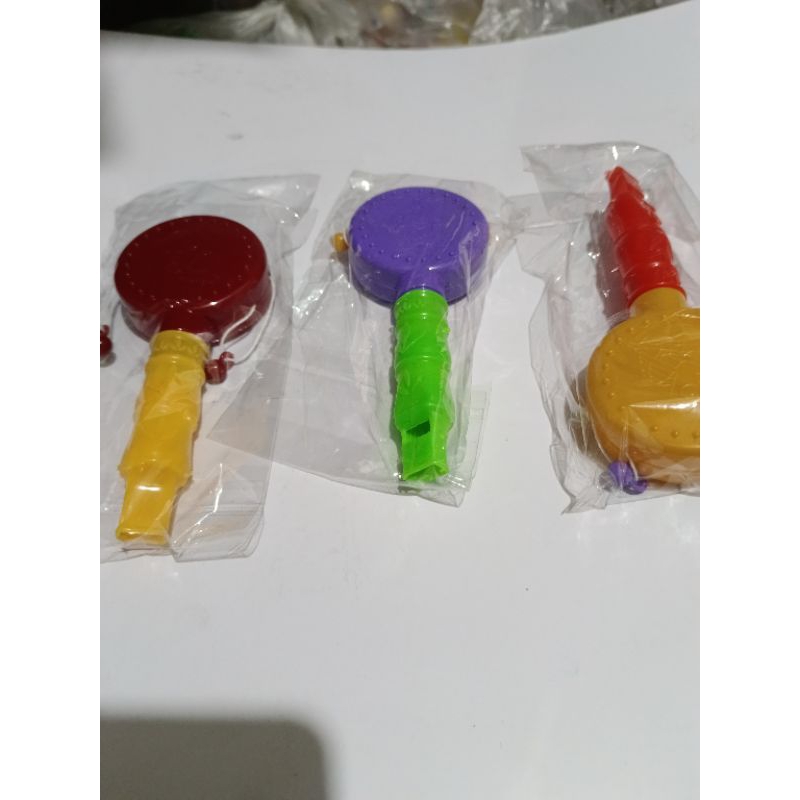 Mainan peluit kendang 10 pcs