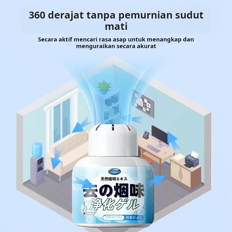 Artefak penghilang bau asap, ruangan pemurnian dalam ruangan, pergi ke mobil, pakaian, bau merokok