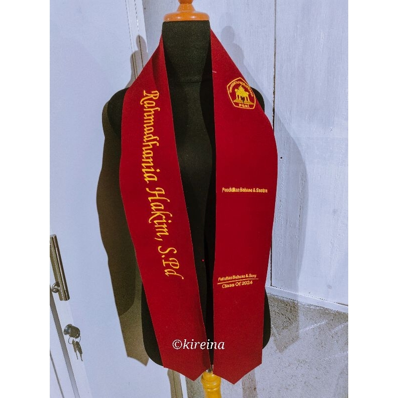 PROMO SELEMPANG KALUNG/SLEMPANG KALUNG WISUDA/SLEMPANG MURAH/SLEMPANG MAROON/SLEMPANG CEPAT/SLEMPANG