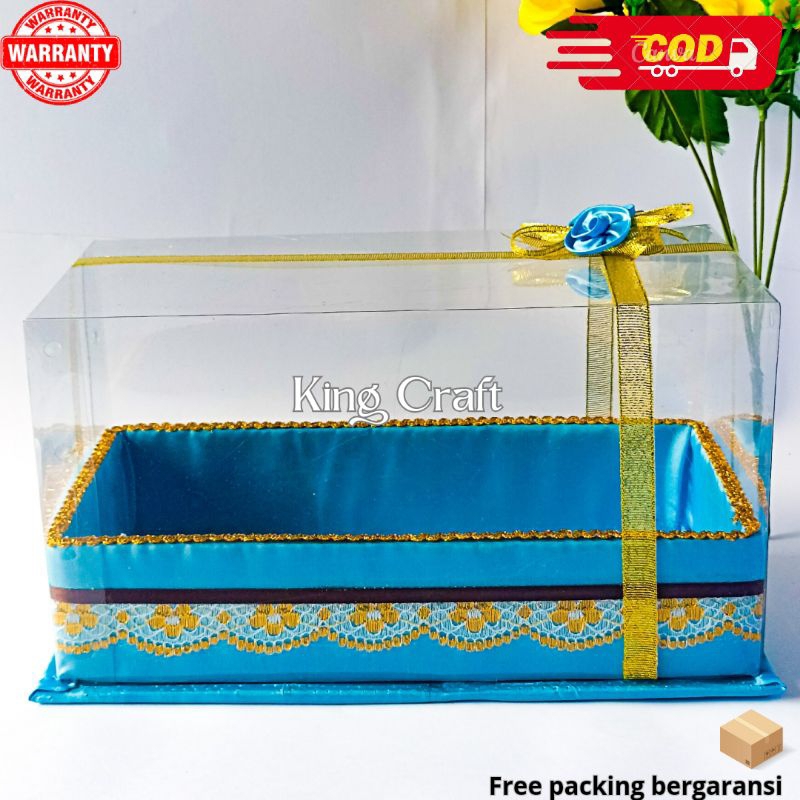 

Kotak Hantaran Seserahan Pernikahan Mika 30×15Cm Full Hiasan