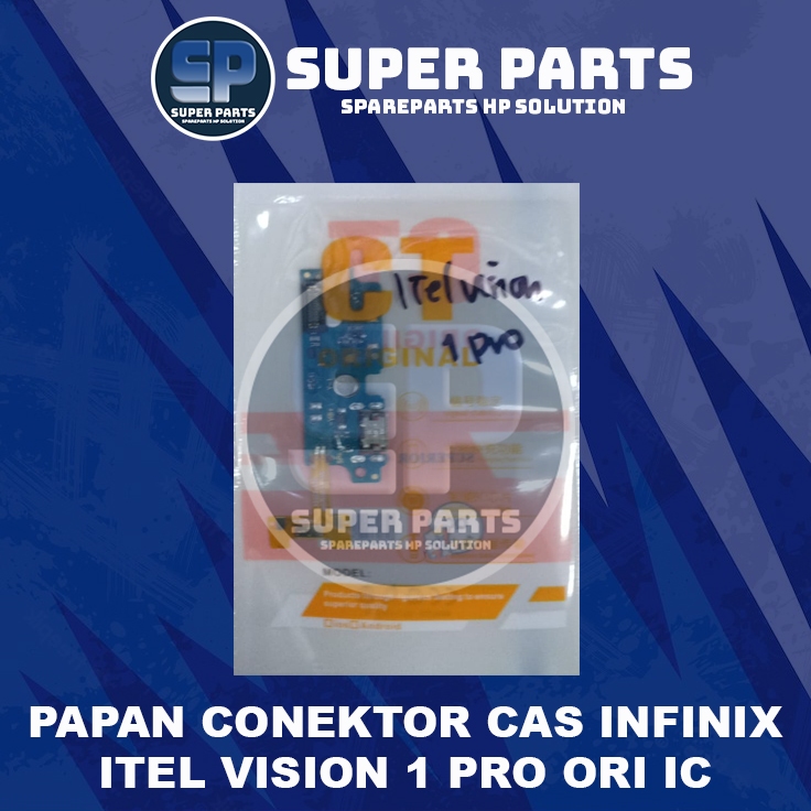 PAPAN CONEKTOR CAS INFINIX ITEL VISION 1 PRO ORI IC