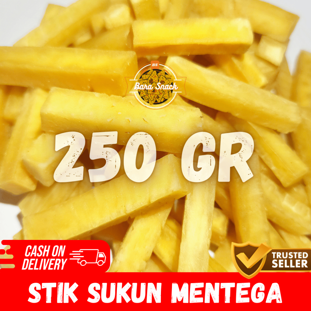 

[ 250gr ] Stick / Stik Sukun Mentega Premium Lebih Renyah & Gurih / Camilan Snack Kiloan Murah