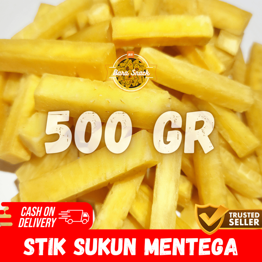 

[ 500gr ] Stick / Stik Sukun Mentega Premium Grade A Lebih Renyah & Gurih / Snack Kiloan Murah -B