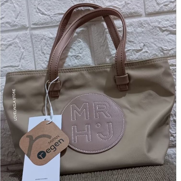 TOTE MRH.J (MARHEN.J) TAS CANTIK WANITA TAS IMPORT MADE IN KOREA TAS TOP HANDLE WANITA TERLARIS TAS 