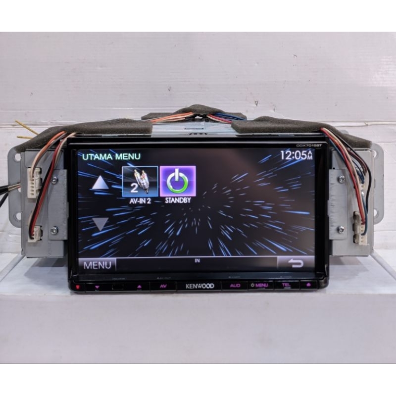 head unit original nissan terra merk Kenwood seri DDX 7015 BT