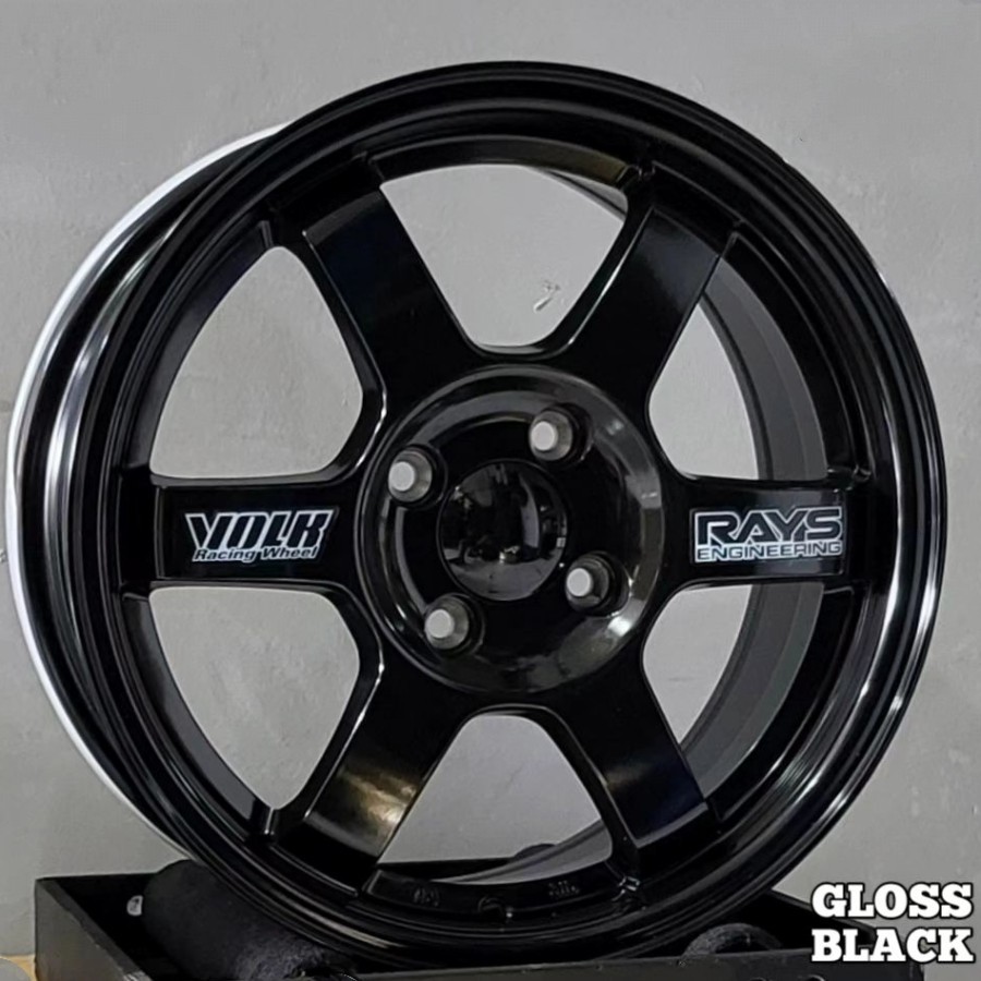 velg racing 15 lebar 6,5 VOLKRAYS TE37 FF R15 brio jazz city Agya Ayla