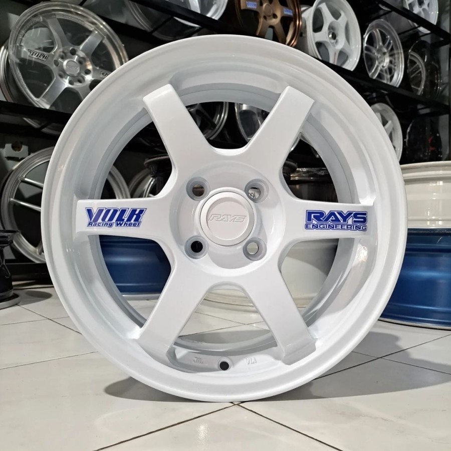 velg racing 15 lebar 6,5 et 40 TE37 velg r15 brio city jazz Ayla sigra