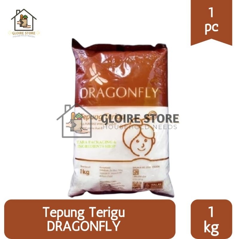 

Tepung Terigu 1Kg Segitiga Biru, Dragonfly (YO/A)