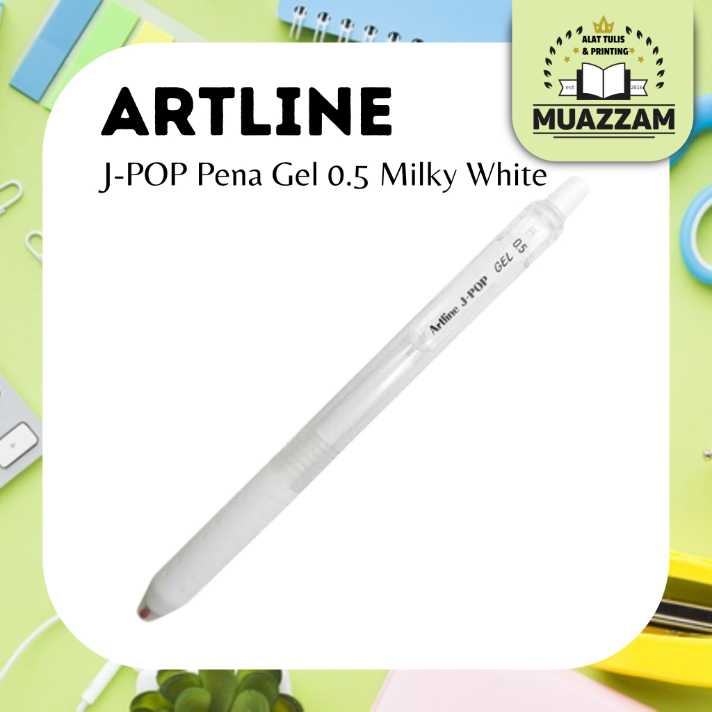 

Artline Pena J-Pop Gel 0.5 Milky Whit EGB-S260