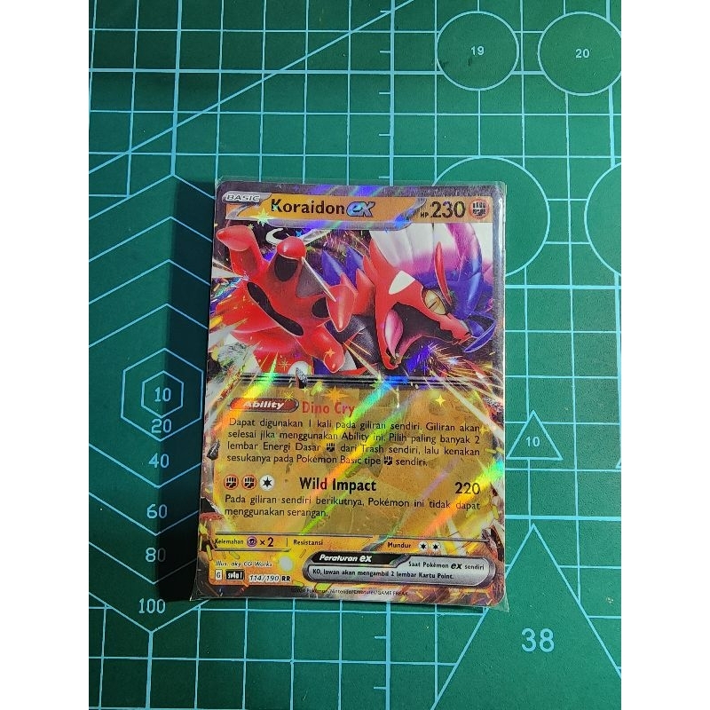 Koraidon ex rr sv4a kartu pokemon tcg indonesia