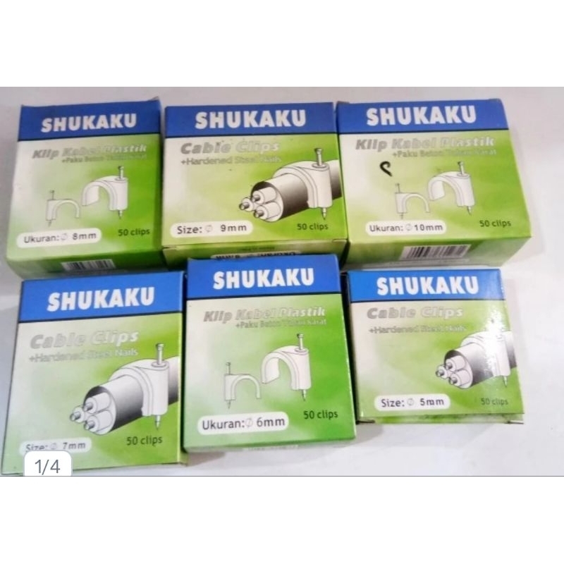 Kabel Clip Beton 6mm