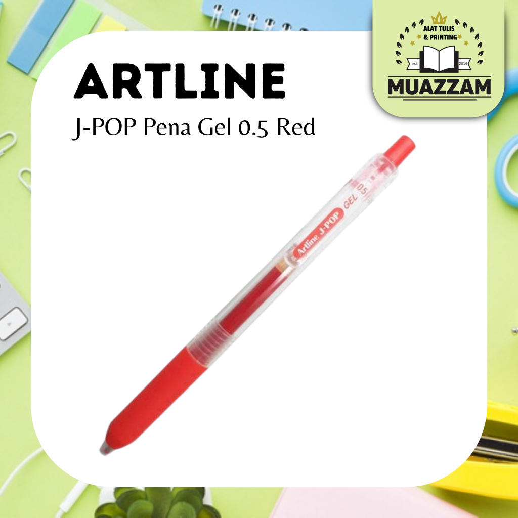 

Artline Pena J-Pop Gel 0.5 RED EGB-S260