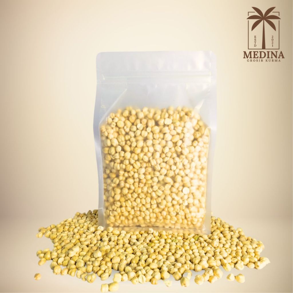 

Kacang arab 1 kg dan 500 gram Kacang Arab Panggang / Chickpeas Roasted