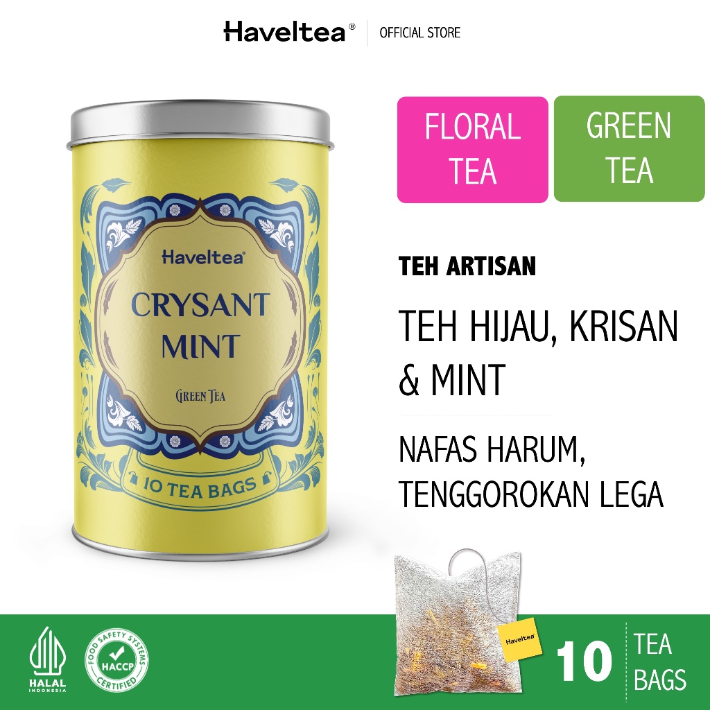 

CRYSANTMINT | Big Tin | Haveltea | Floral Tea | Chrysanthemum & Mint