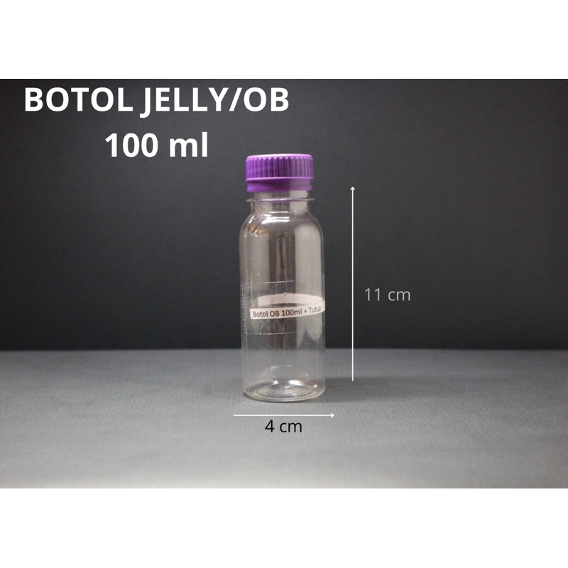 Botol plastik jelly 100ml