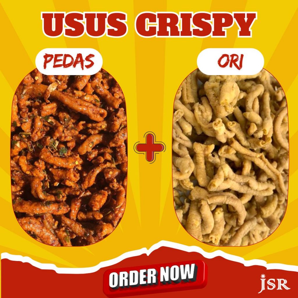 

PAKET BUNDLING USUS CRISPY 250 GR PEDAS DAN ORIGINAL