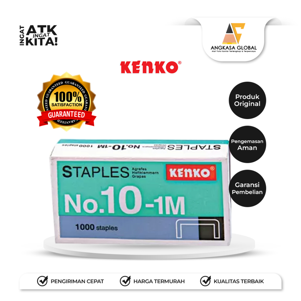 

KENKO ISI STAPLES NO.10 (1PACK/ 20BOX)