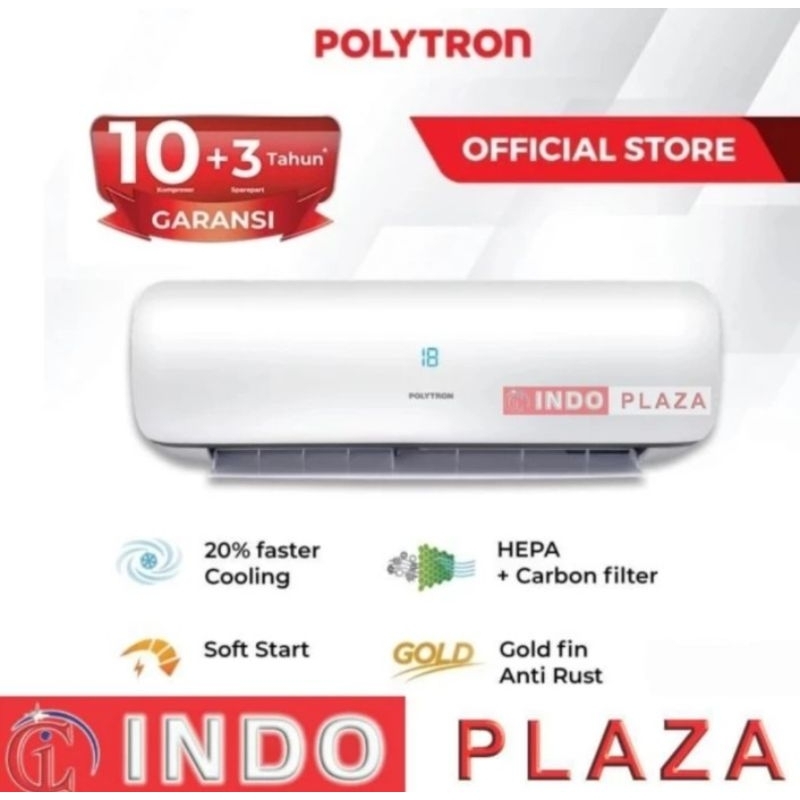 AC POLYTRON 1/2 PK LOW WATT + CEPAT DINGIN NEUVA PRO PAC-05VZ (MEDAN)