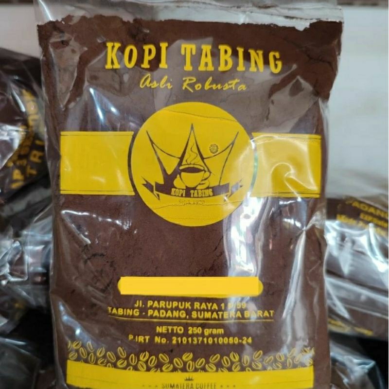 

Kopi Tabing Robusta asli Padang Enak & Harum 250gr