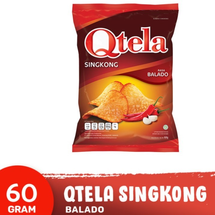 

Qtela Keripik Singkong Balado 60gr