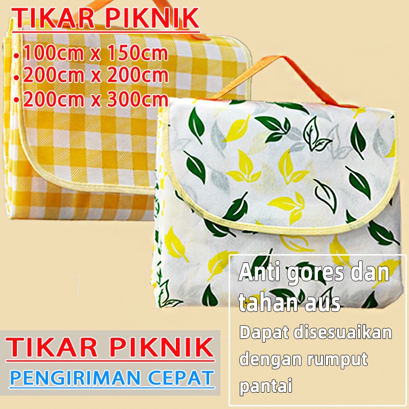 【Kelas A】tikar lipat piknik jumbo 300x200 anti air tikar lipat piknik aesthetic tikar piknik aesthet