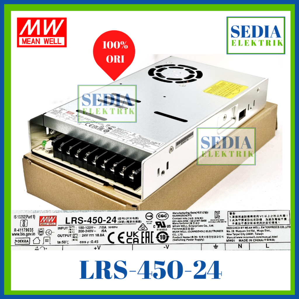 Mean Well LRS-450-24 Power Supply