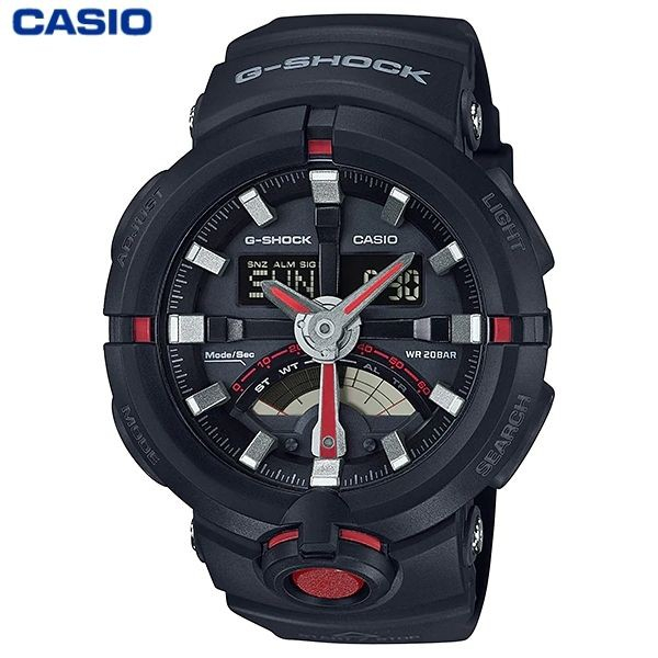 JAM TANGAN CASIO PRIA CASIO G-SHOCK GA-500-1A4 - GSHOCK GA500 HITAM G-SHOCK ORIGINAL