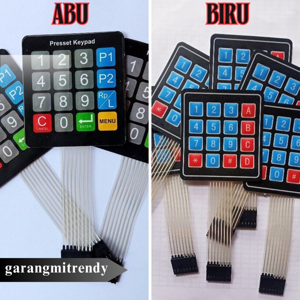 Tombol Keypad Pertamina Pom Mini Pommini