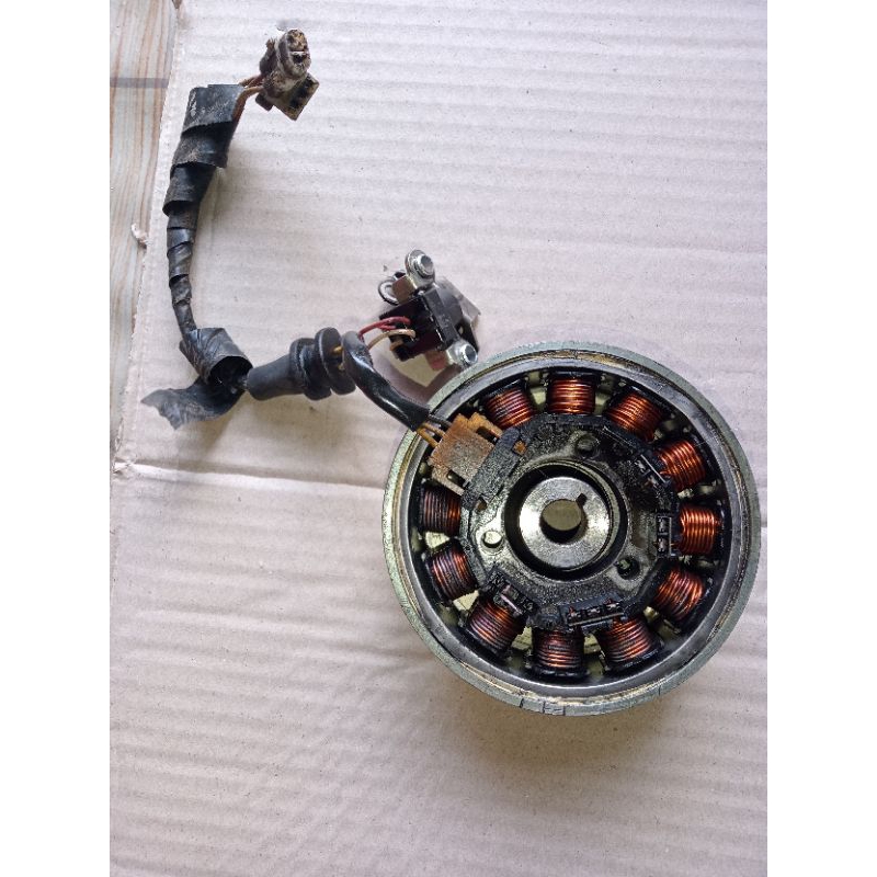 Magnit kiri + magnit +spul jupiter z 2004 sampai 2009 burhan original second copotan motor normal si