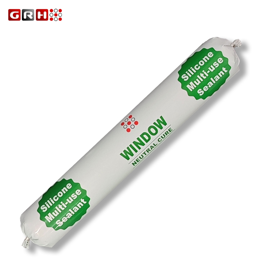Lem Sealant Kaca/Silicone Sealant GRH Window Netral Sausage 600ml