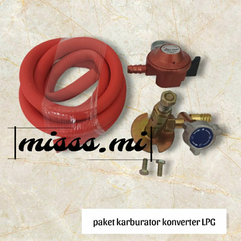 paket alat konverter karburator lpg