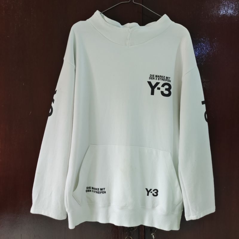 (2in1) Crewneck Y-3 Yohji Yamamoto Putih & Crewneck STAFF Hitam - Size M