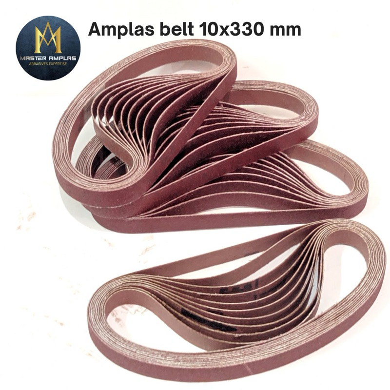 10 pcs-Amplas belt 10x330 mm ekamant