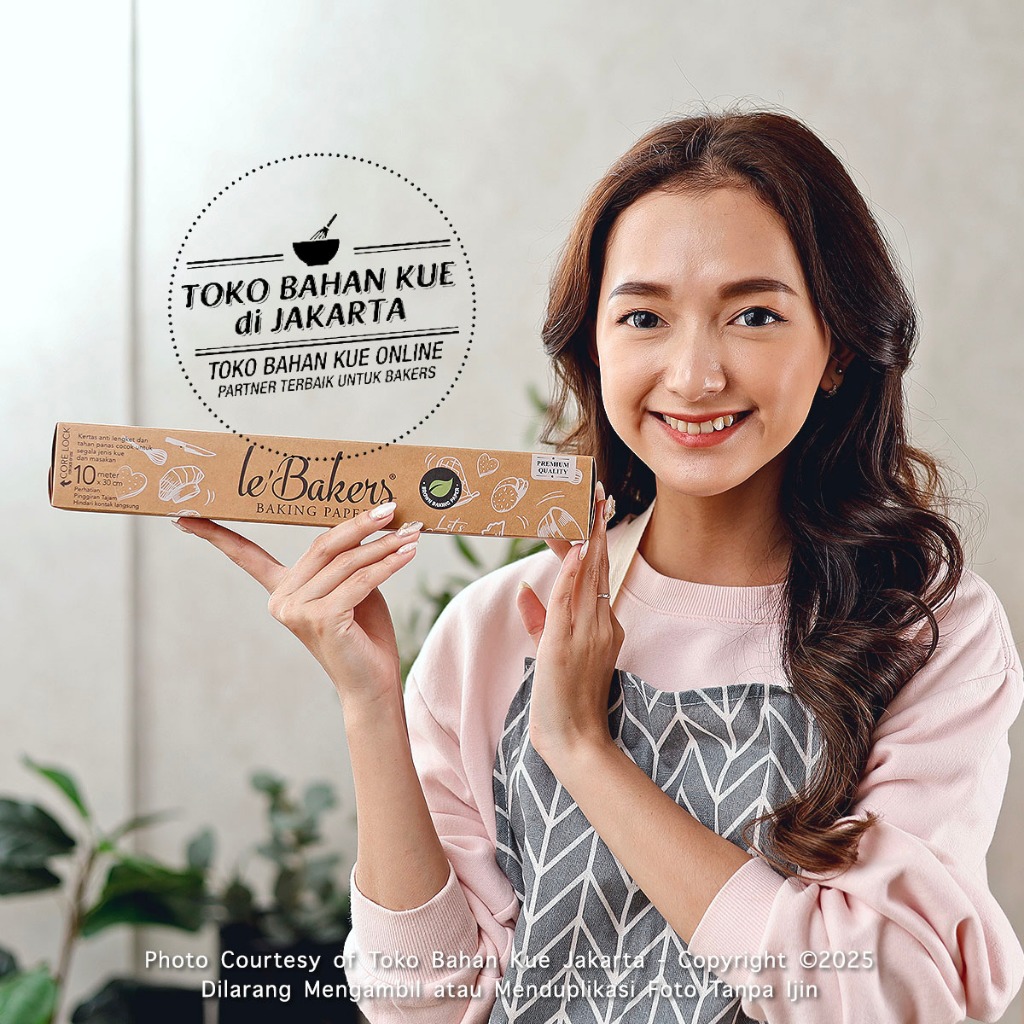 

Le Bakers 30cmX10cm BROWN Kertas Baking Lebakers Baking Paper