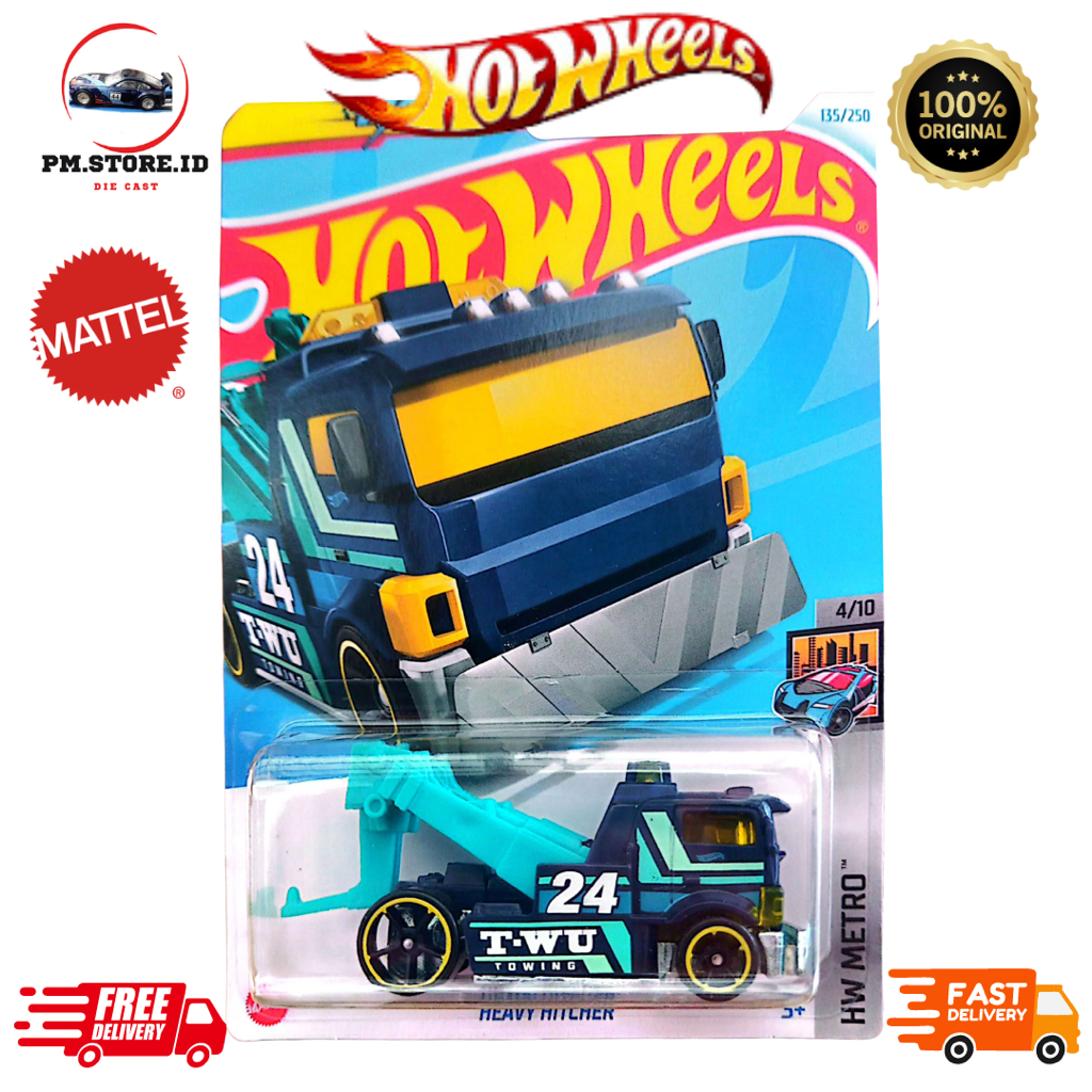 Hotwheels heavy hitcher truck derek biru